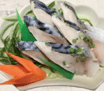 134 Marinierte Makrele Sashimi